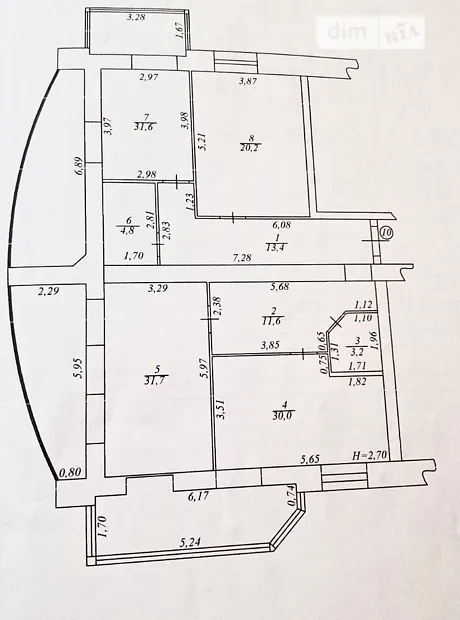 Квартира на вул. Князів Коріатовичів, 118 в Вінниці, ID 219217, фото №15