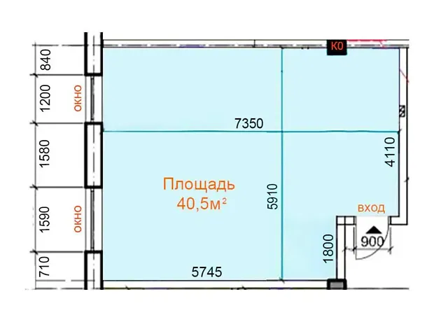 Квартира на вул. Ольгерда Бочковського, 8Б в Дніпрі, ID 207513, фото №14