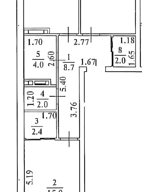 Квартира на вул. Дмитріївська, 3 в Одесі, ID 194761, фото №18