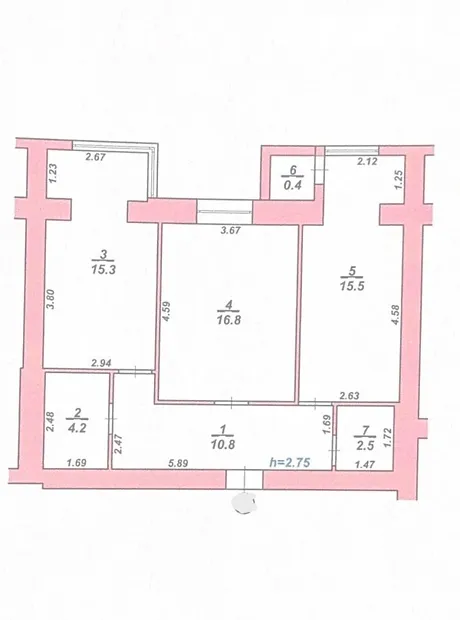 Квартира на пров. Гетьмана Мазепи, 67 в Хмельницькому, ID 234727, фото №11