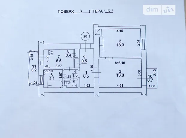 Квартира на вул. Богдана Хмельницького, 78 в Києві, ID 187896, фото №4