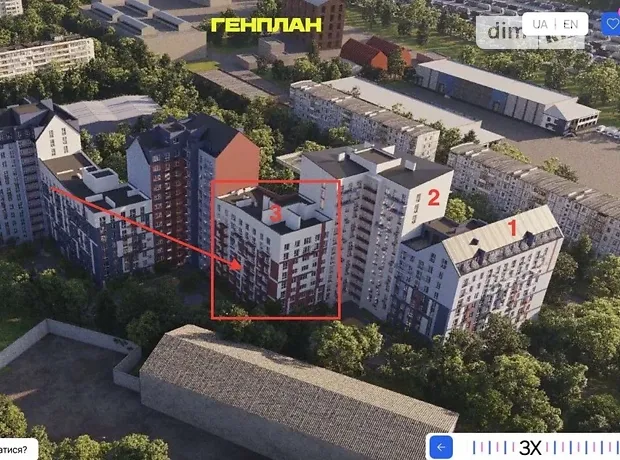 Квартира на вул. Біла, 1Б в Рівному, ID 193323, фото №2