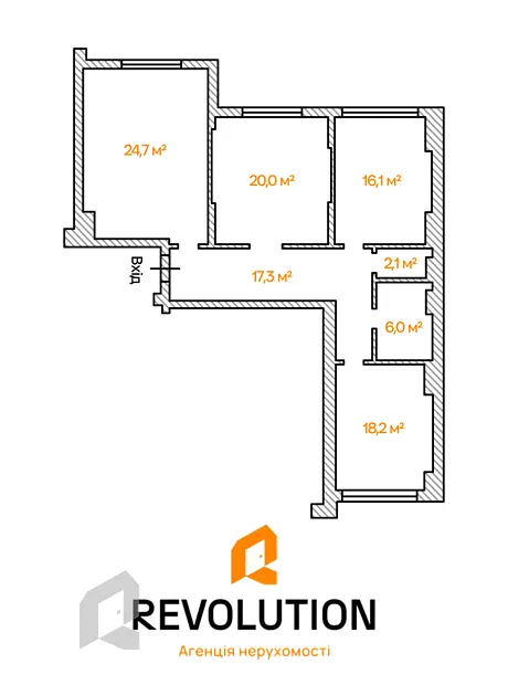 Квартира на вул. Михайла Максимовича, 32В в Києві, ID 198367, фото №3