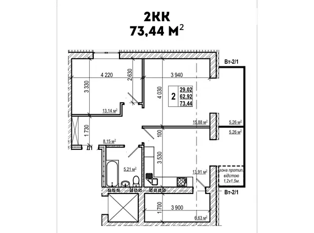 Квартира на вул. Волошкова в Вінниці, ID 241264, фото №6
