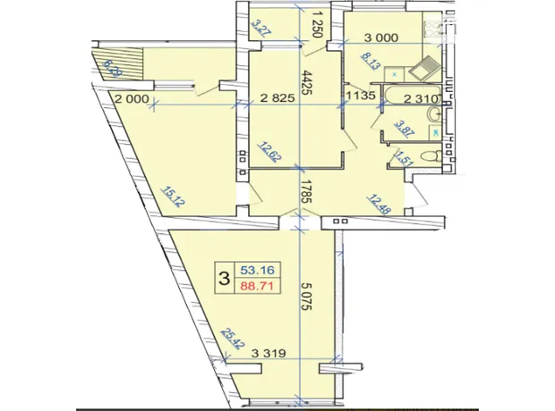 Квартира на вул. Панаса Мирного 18/2 в Хмельницькому, ID 219331, фото №6