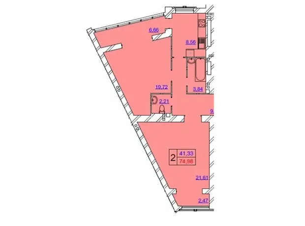 Квартира на вул. Панаса Мирного 18/2 в Хмельницькому, ID 248253, фото №6