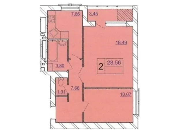 Квартира на вул. Панаса Мирного, 18/2 в Хмельницькому, ID 372335, фото №6