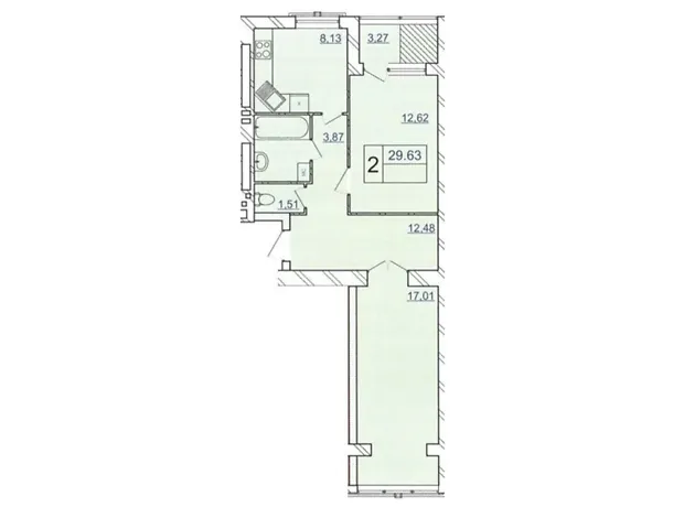 Квартира на вул. Панаса Мирного 18/2 в Хмельницькому, ID 226612, фото №6