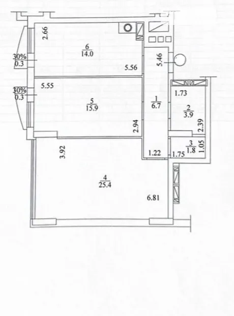 Квартира на вул. Соборна, 151А в Києві, ID 318476, фото №11
