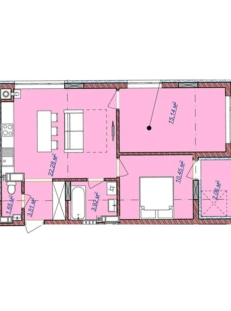 Квартира на вул. Бузкова, 6 в Львові, ID 168085, фото №3