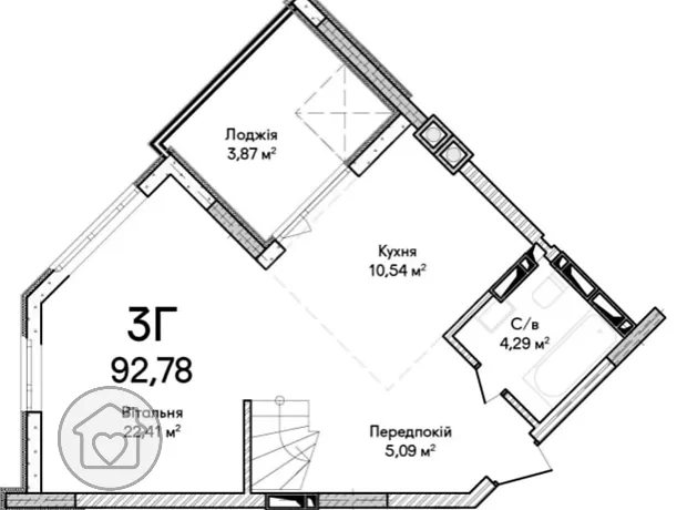 Квартира на вул. Ольги Кобилянської в Києві, ID 236057, фото №7