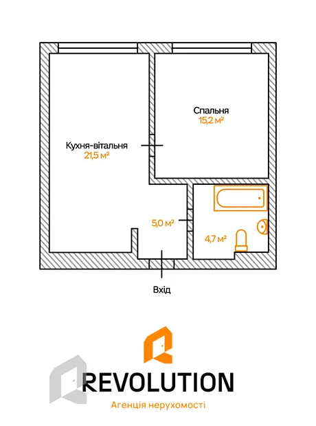 Квартира на вул. Воскресенська, 2В в Київ, ID 223945, фото №2