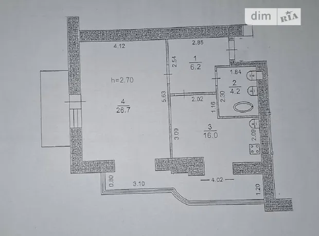 Квартира на вул. Космонавтів, 66В в Миколаєві, ID 214890, фото №16