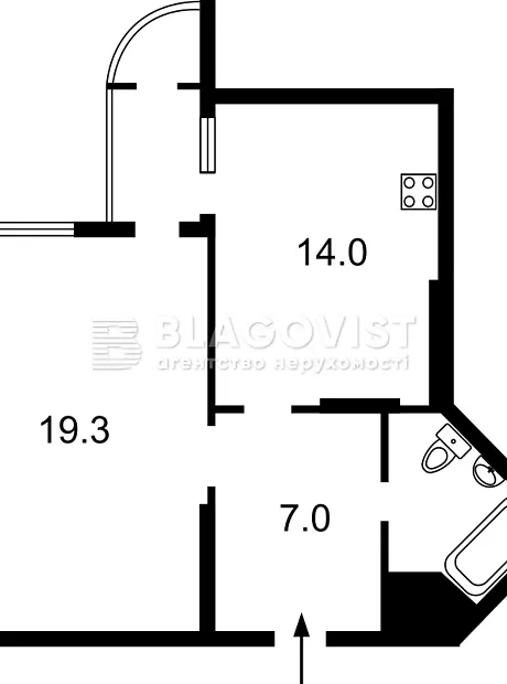 Квартира на вул. Осіння, 33 в Києві, ID 177115, фото №14
