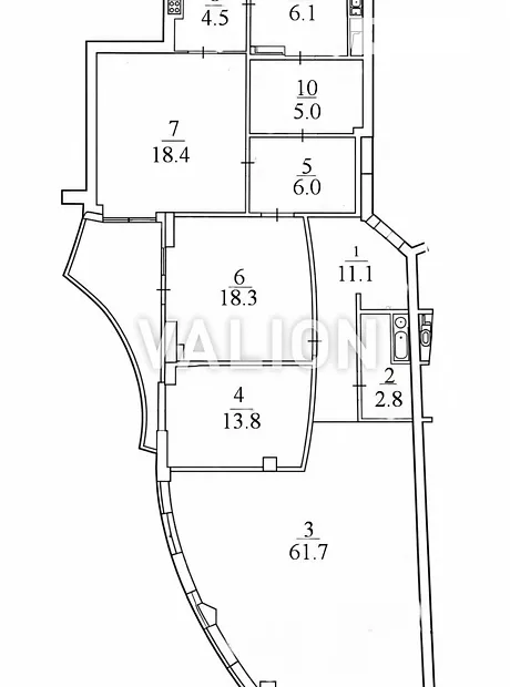 Квартира на вул. Раїси Окіпної, 18 в Києві, ID 194402, фото №11