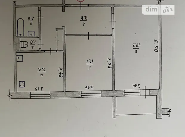Квартира на вул. Крошенська, 49 в Житомир, ID 294610, фото №4