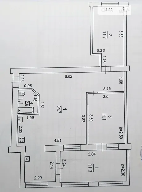 Квартира на вул. Склозаводська, 6 в Києві, ID 222347, фото №9