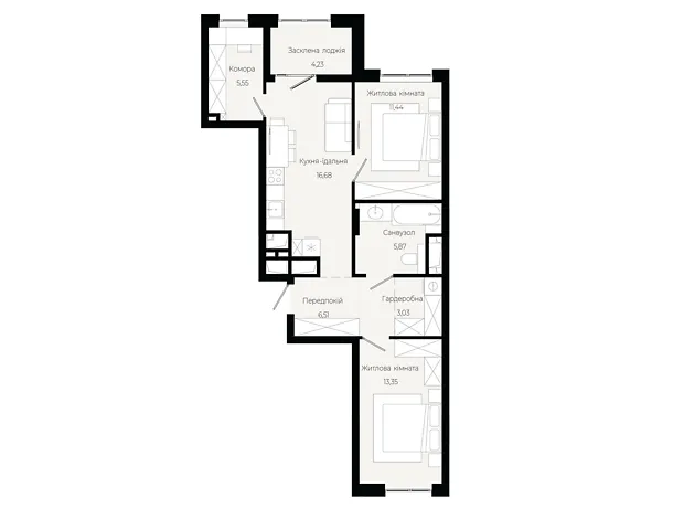 Квартира на вул. Героїв Крут в Львові, ID 305919, фото №6