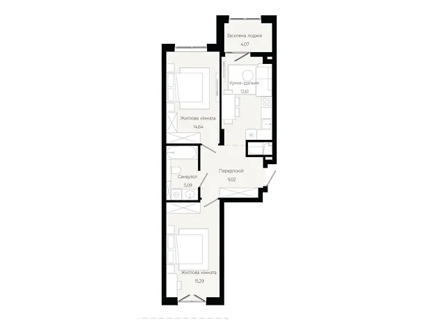 Квартира на вул. Героїв Крут в Львові, ID 305604, фото №6