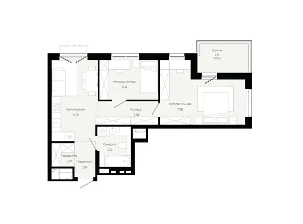 Квартира на вул. Героїв Крут в Львові, ID 305605, фото №6
