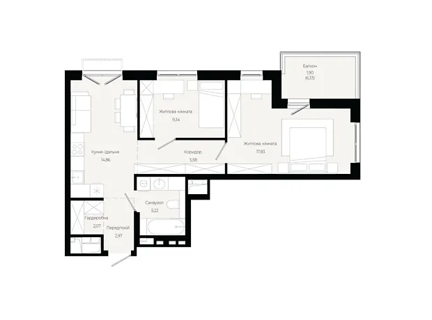 Квартира на вул. Героїв Крут в Львові, ID 305612, фото №6
