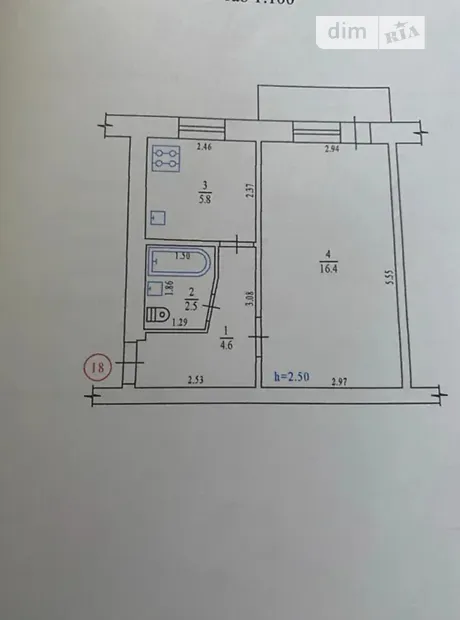 Квартира на вул. Юліана Матвійчука 126/8 в Полтаві, ID 201260, фото №8