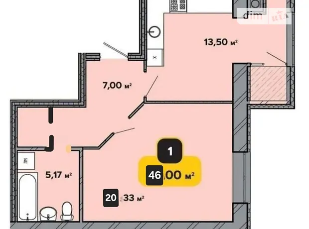 Квартира на вул. Кам'янецька 100/2 в Хмельницький, ID 231132, фото №3
