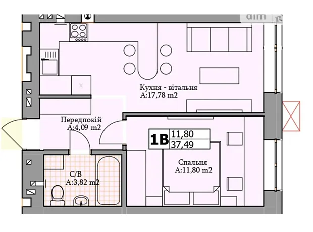 Квартира на вул. Щаслива, 1 в Києві, ID 222905, фото №9