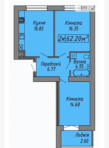 Квартира на вул. Бандери Степана, 60 в Івано-Франківську, ID 168851, фото №12