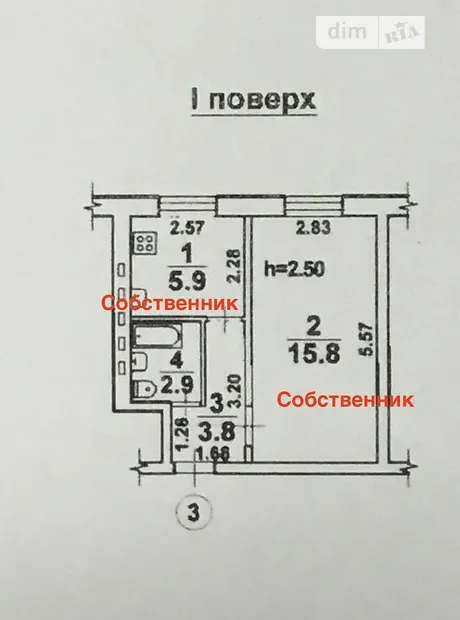 Квартира на вул. Люстдорфська дорога, 31А в Одесі, ID 208321, фото №4