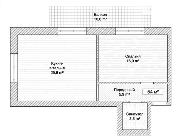Квартира на вул. Малиновського, 20 в Вінниці, ID 243834, фото №16