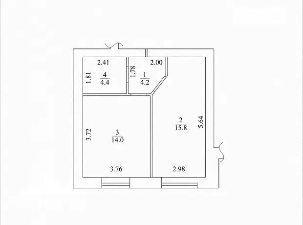 Квартира на вул. Бишівська, 1 в Києві, ID 231942, фото №17