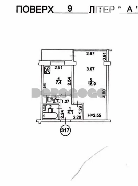 Квартира на просп. Оболонський, 43 в Києві, ID 218325, фото №15