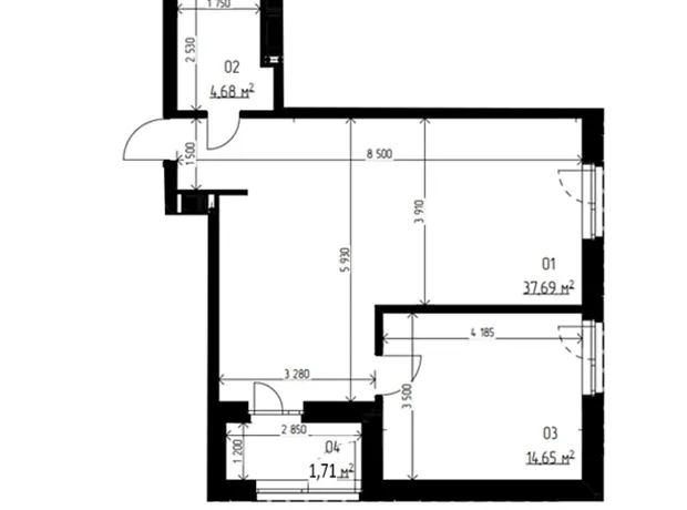Квартира на вул. Чорновола В'ячеслава, 82А в Рівному, ID 192405, фото №6