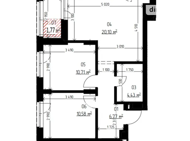Квартира на вул. Чорновола В'ячеслава, 82А в Рівному, ID 175149, фото №8