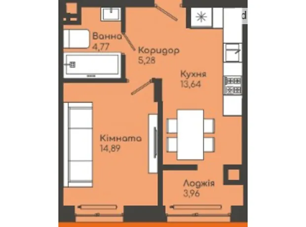 Квартира на бул. Буковинського віча, 4 в Чернівцях, ID 241606, фото №6