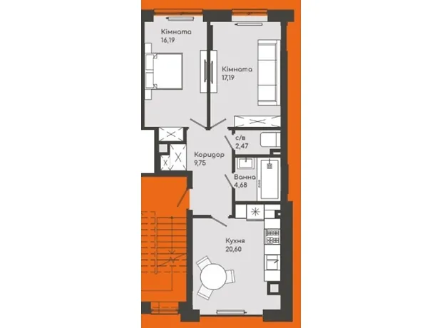 Квартира на бул. Буковинського віча, 4 в Чернівцях, ID 324217, фото №6