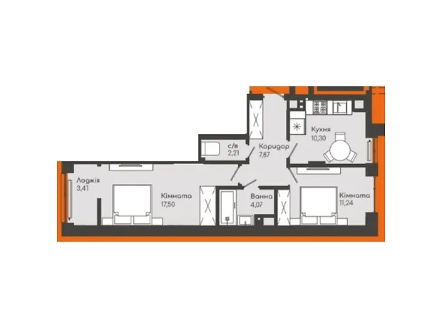 Квартира на бул. Буковинського віча, 4 в Чернівцях, ID 319030, фото №6