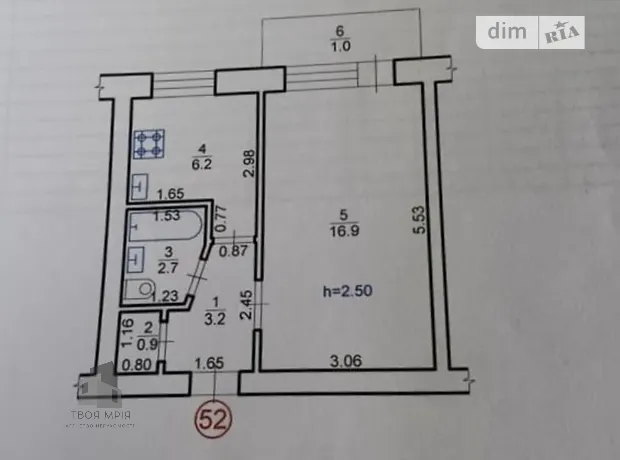 Квартира на вул. Івасюка Володимира, 13 в Львові, ID 310492, фото №10