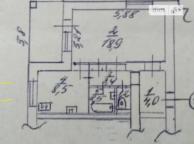 Квартира на вул. Білоруська, 21 в Києві, ID 198547, фото №19
