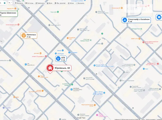 Квартира на вул. Юрківська, 18 в Києві, ID 184327, фото №20