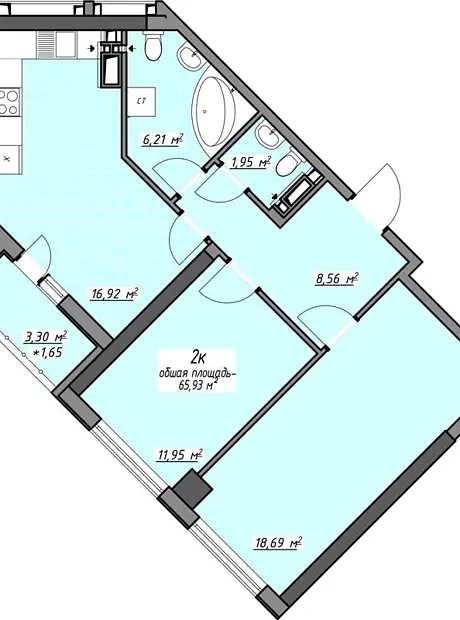 Квартира на просп. Князя Ярослава Мудрого, 17А в Одесі, ID 182105, фото №1