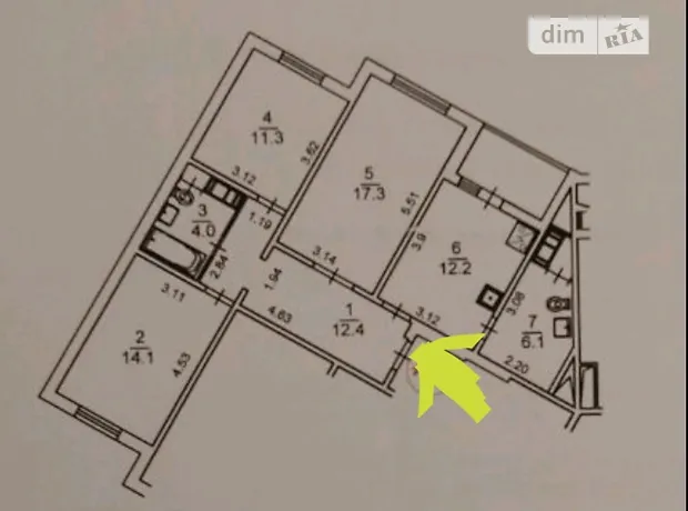 Квартира на вул. Милославська, 2В в Києві, ID 200483, фото №2