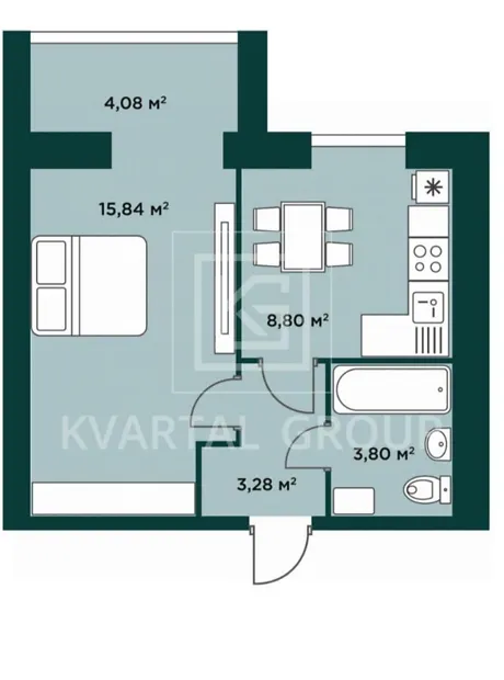 Квартира на вул. Яблунська в Києві, ID 228711, фото №1