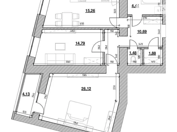 Квартира на вул. Залізнична, 9Л в Львові, ID 184571, фото №34