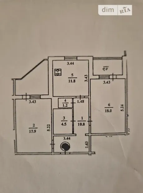 Квартира на вул. Миколи Лаврухіна, 5 в Києві, ID 181713, фото №10