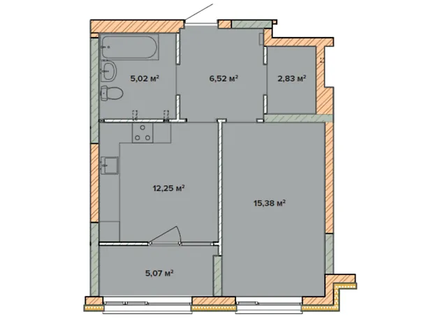 Квартира на вул. Симоненка, 32 в Києві, ID 310946, фото №10