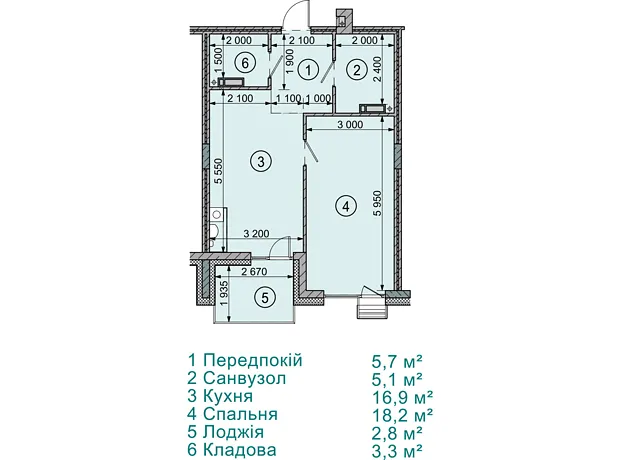 Квартира на вул. Соборна, 77А в Києві, ID 332978, фото №8