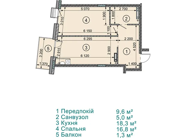 Квартира на вул. Соборна, 77А в Києві, ID 225020, фото №6