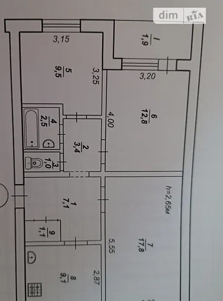 Квартира на вул. Симбірцева, 4 в Кривому Розі, ID 206906, фото №7